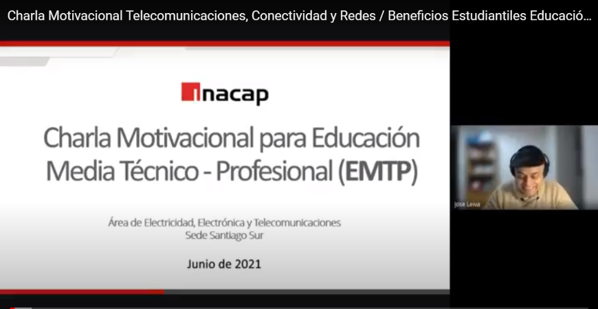 Inacap realizó Charla motivacional para estudiantes de cuarto medio del Liceo Bicentenario Industrial de Electrotecnia Ramón Barros Luco